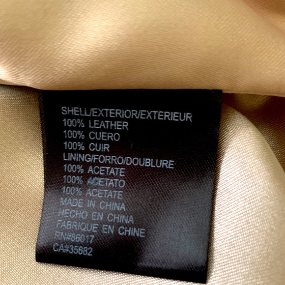 Beautiful blush pink soft Bebe leather jacketđź’• - Picture 5 of 6